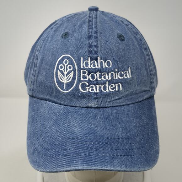 Idaho Botanical Garden Slideback Hat Blue One Size Port & Company - Picture 2 of 10